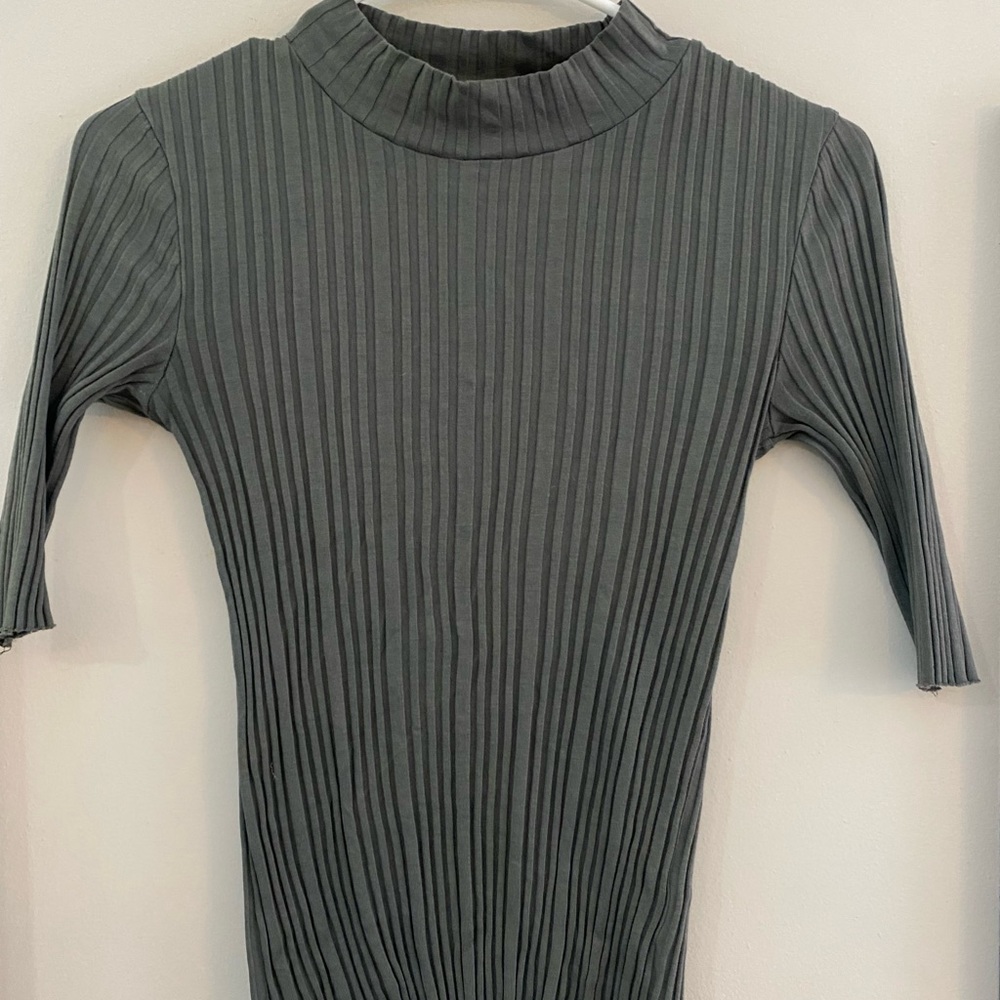 Kotn fitted mock neck shirt